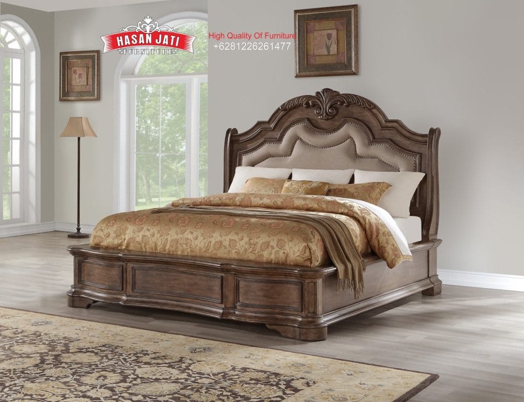 Tempat Tidur Ukir Jati, Kamar Tidur Mewah, Jual Kamar Set Klasik Mewah, Model Kamar Set Terbaru, Luxury Bedroom, Classic Bedroom Solid Wood