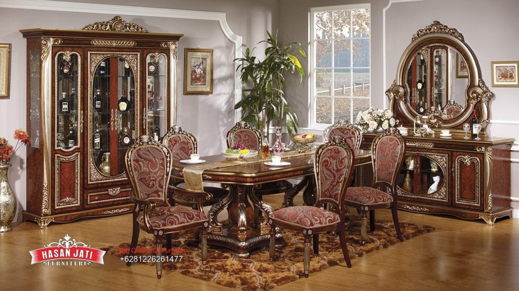 Set Meja Makan Mewah Jati Ukir Jepara 6 Kursi Italian Style, meja makan klasik modern, meja makan klasik mewah, meja makan klasik eropa, meja makan klasik minimalis, meja makan klasik kayu jati, meja makan klasik jati jepara, meja klasik modern, model meja makan sederhana, meja makan mewah 6 kursi, meja makan mewah 4 kursi, meja makan mewah modern, meja makan klasik mewah, meja makan mewah minimalis, harga meja makan jati mewah, meja makan modern, kursi makan minimalis modern terbaru