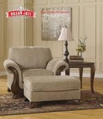 Kursi Single Jati Mewah Warna Barley Khaki American Style