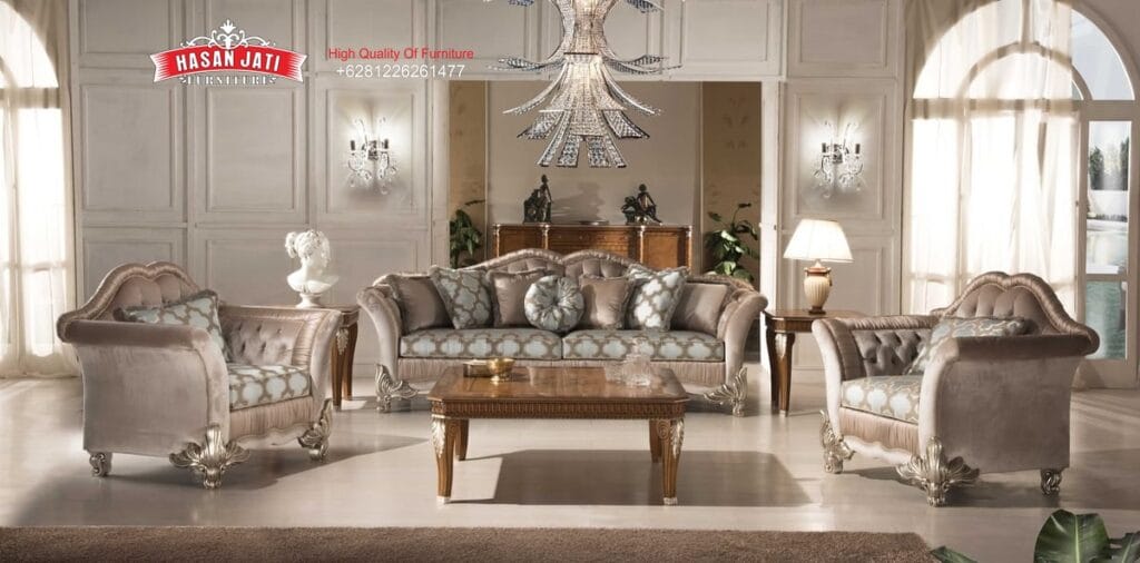 Kursi Sofa Mewah Classic, Jual Sofa Tamu Klasik Modern, Harga Set Sofa Tamu Classic Mewah, Sofa Ruang Tamu Klasik Mewah, Luxury Living Room Set Sofa Tamu Jati Ukir Jepara