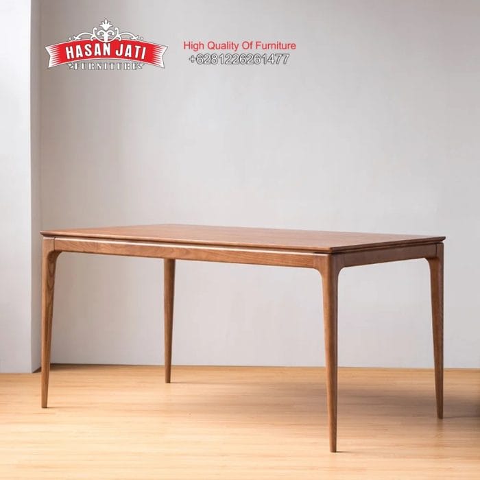 Meja Makan Minimalis Rectangle Model Baur