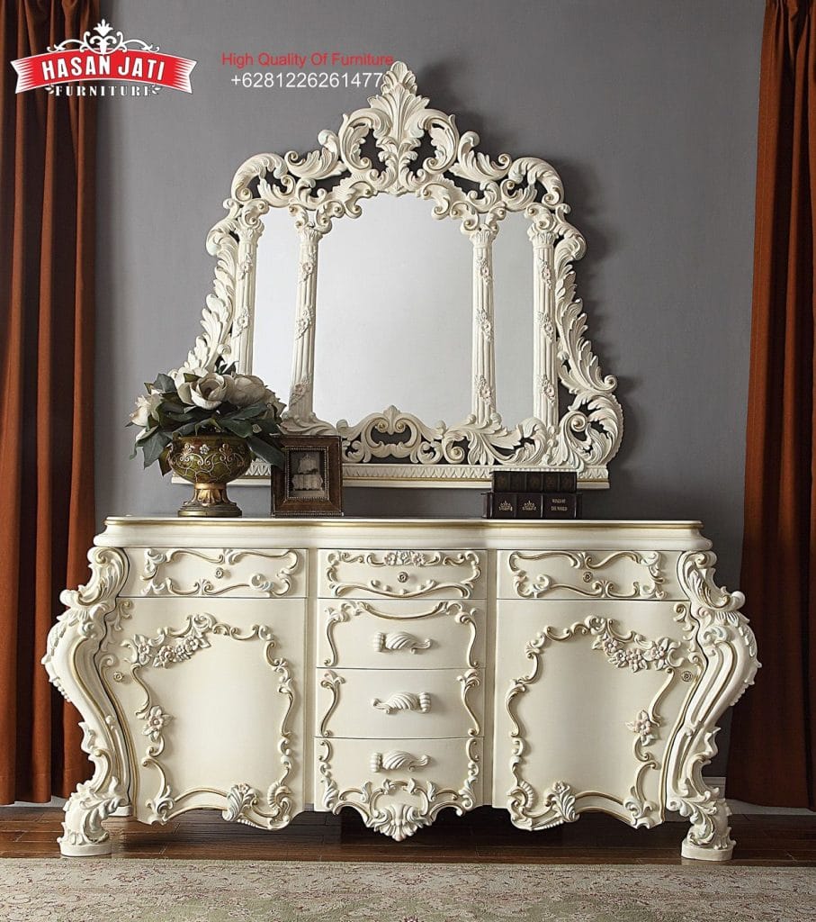 Meja Bufet Jati Mewah, Jual Buffet Sideboard Warna Putih, Harga Bufet Jati Jepara