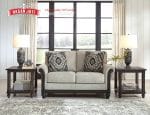 Sofa Sedang 2 Dudukan Ukiran Jati Gaya American Classic
