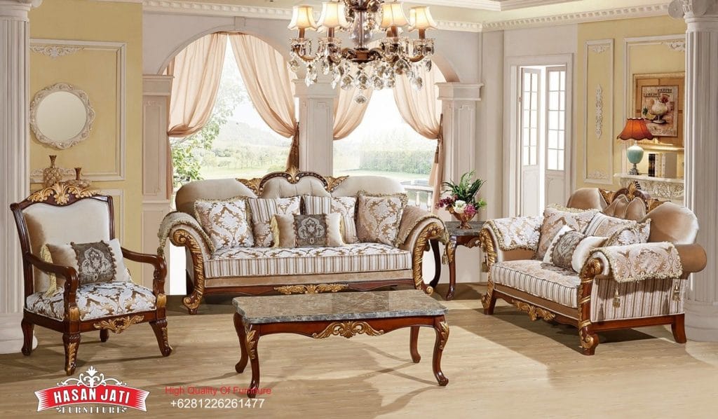 Kursi Sofa Mewah Kayu Jati, Jual Kursi Sofa Klasik Mewah, Harga Set Kursi Sofa Ruang Tamu Klasik Modern, Model Sofa Ruang Tamu Ukiran Jati Terbaru, Living Room Set Sofa Koltuk Takimi