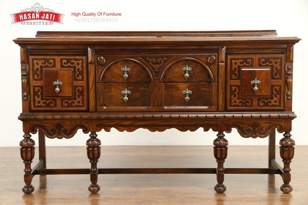 Meja Bufet Jati Solid, Jual Meja Credenza Klasik Terbaru, Harga Meja Sideboard Bufet Jati Jepara, Desain Meja Bufet Classic Antik, Model Meja Bufet Sideboar Mewah Kayu Jati