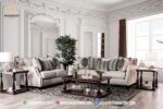 Set Sofa Tamu Jati Klasik Modern Warna Grey American Style