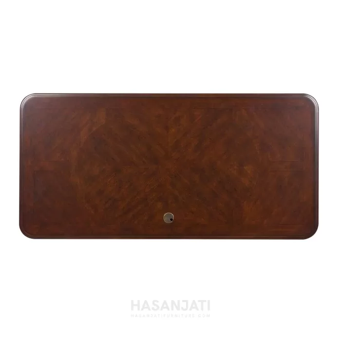 Meja Kantor Direktur Brayton Kayu Jati - Gambar 5