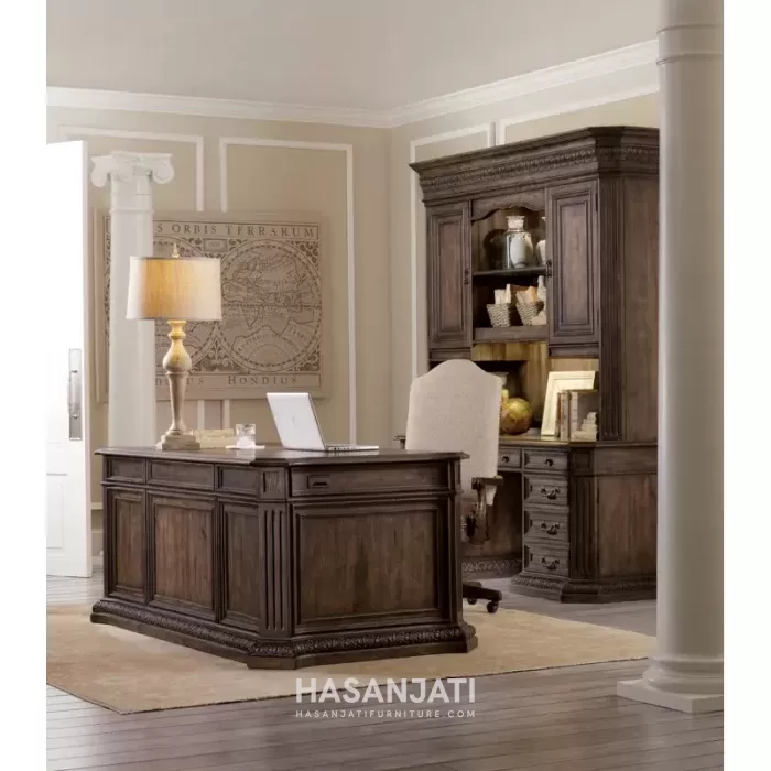 Meja Kerja Direktur Rhapsody Kayu Jati