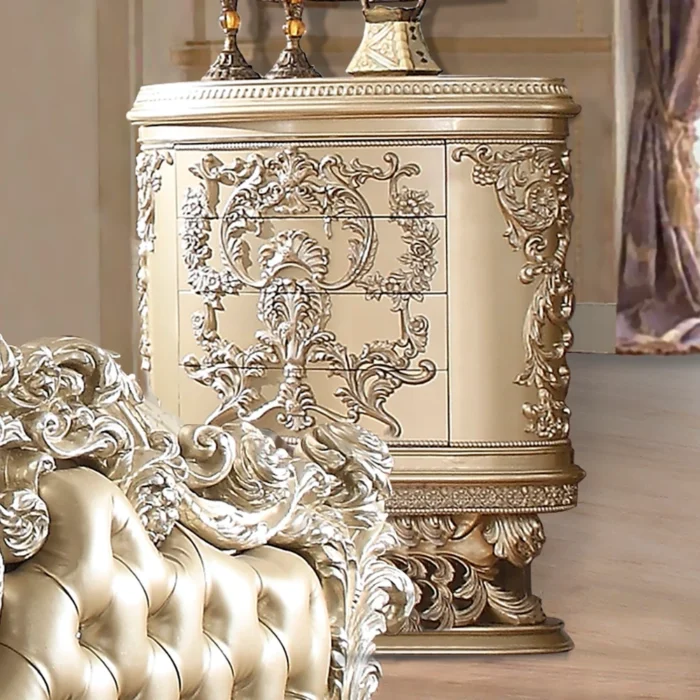 Set Kamar Tidur Vatican Luxury Champagne - Gambar 6