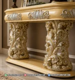 Set Meja Konsol Scappini Classic Champagne Silver - Gambar 3