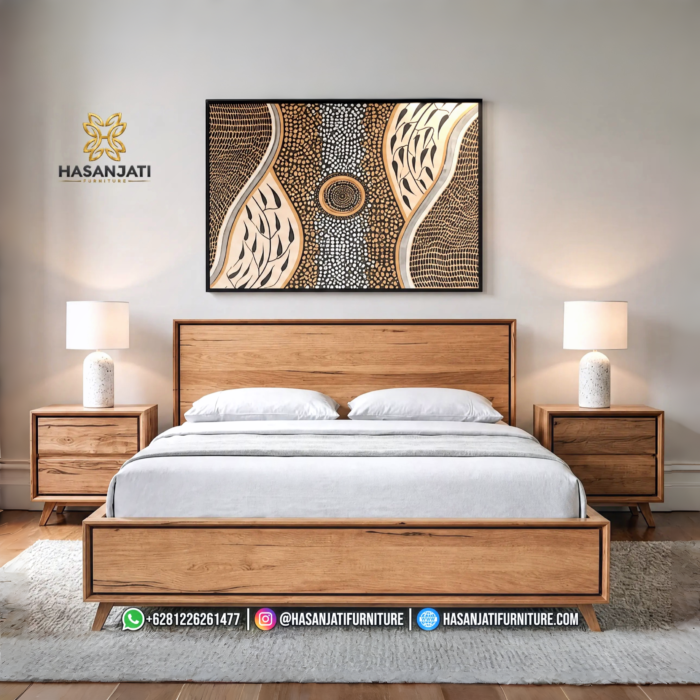 Set Kamar Tidur Scandinavian Minimalist Modern - Gambar 2