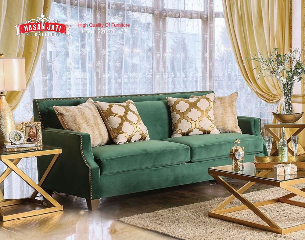 kursi tamu klasik minimalis set 3 2 desain simpel elegan untuk ruang tamu modern