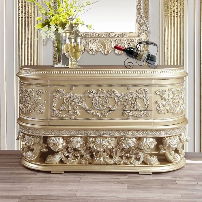 Set Kamar Tidur Vatican Luxury Champagne - Gambar 3