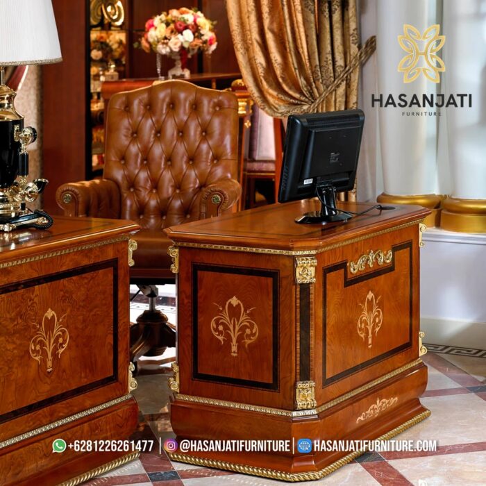 eja Kabinet Samping Laci Arsip Kantor Mewah Donatello Credenza