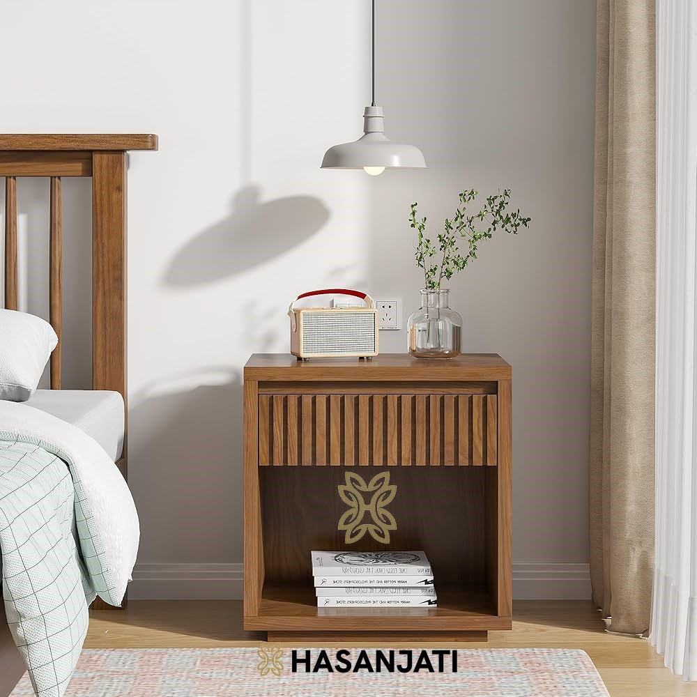 Meja nakas jati minimalis nightstand kamar tidur