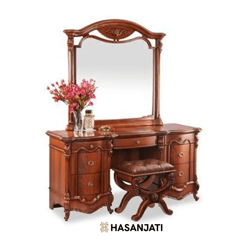 Meja rias jati terbaru dressing table merupakan pilihan terbaik bagi bedroom Anda