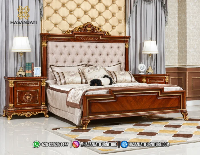 Dekorasi ruang set kamar tidur mewah tipe Prestige Chinioti