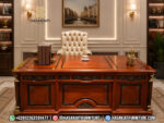 Set Meja Kantor Jati Mewah Jepara Astoria Grand Leonor Executive Desk