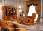 Set Meja Kantor Jati Mewah Jepara Donatello Executive Desk