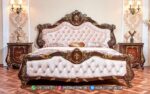 Set Kamar Tidur Jati Montreal Walnut Luxury - Gambar 2