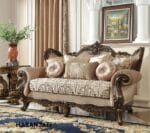 Sofa love seat 2 dudukan Santorini gaya Victorian elegan