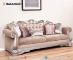 Sofa Panjang 3 Dudukan Warna Mocca Set Sofa Klasik Mewah